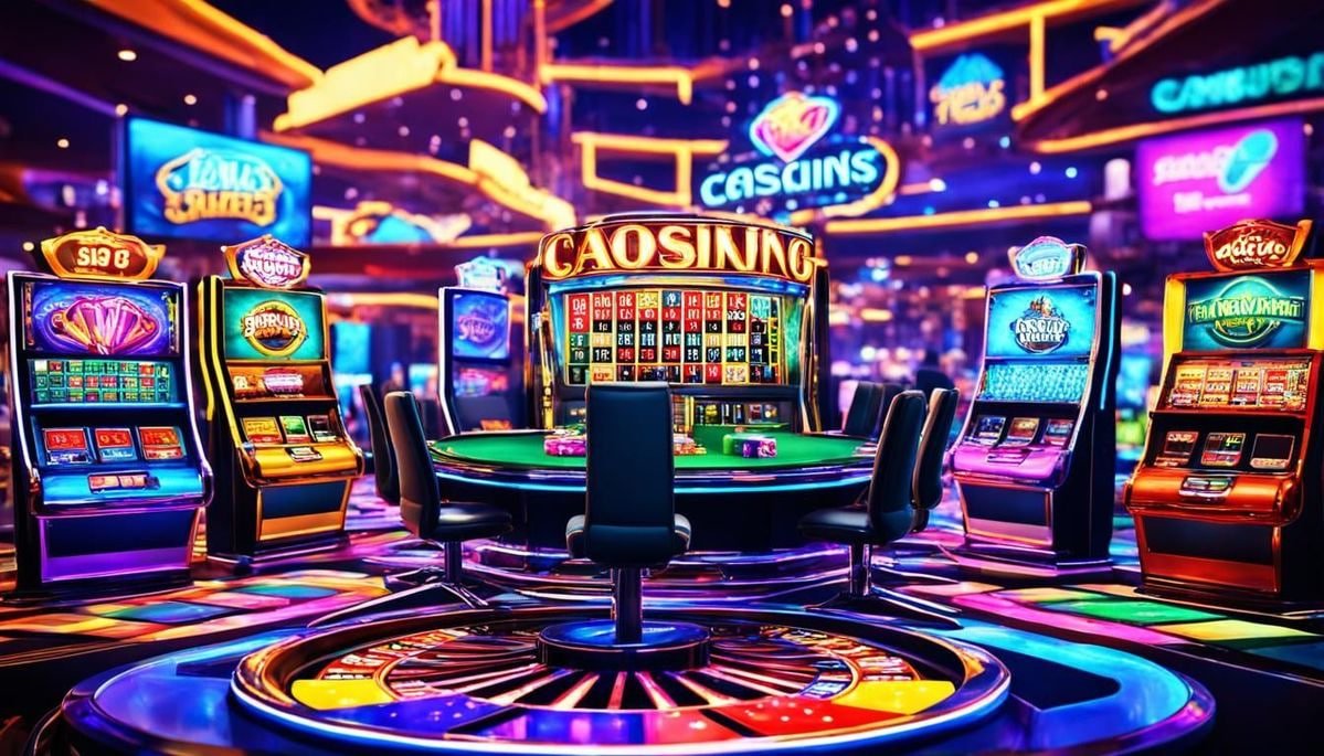 Ilustrasi promosi eksklusif pelangi88 warna ungu neon gelap
